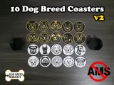 🐾 + 10 Customizable Dog Breed Coasters – Version 2 is Here!-0