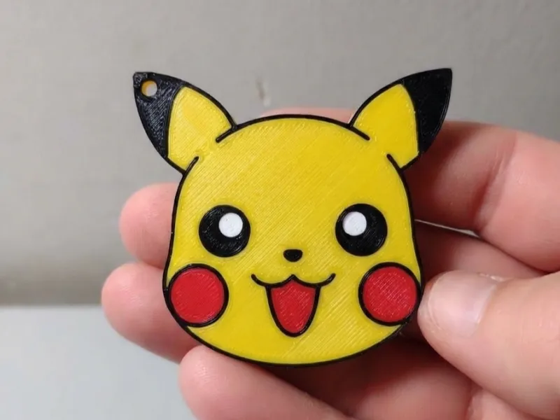 Schlüsselanhänger Pikachu-Gesicht