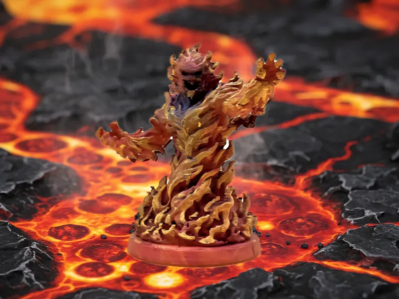 Miniature d'Élémentaire de Feu pour JDR