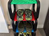 Stackable Shoe rack design with additional clips+Keep stable-0