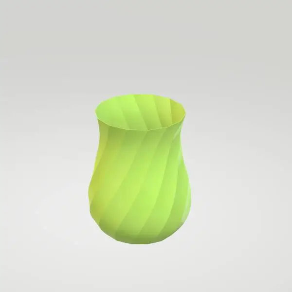wide vase