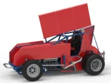 Winged Sprint car Version 2 Scale 1:25-0