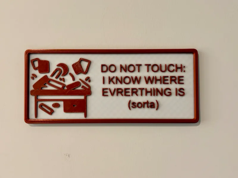 Remix - Do not touch: I know where everything is (sorta)