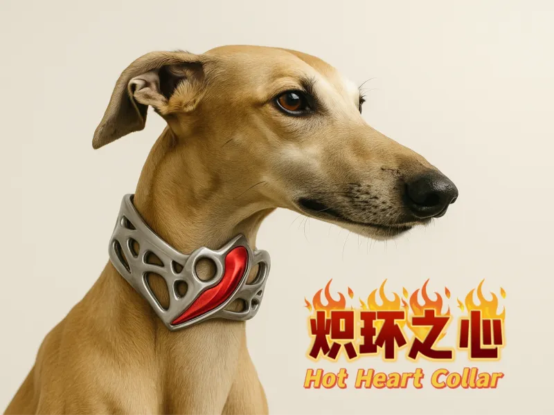Fiery Heart Ring Pet Collar & Bracelet炽心之环宠物项圈&手环