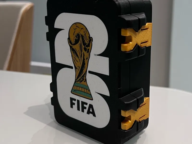 scatola per figurine dei mondiali . coppa del mondo