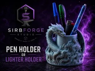🔥 Flame Dragon Pen Holder🔥