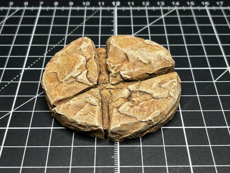 Miniature terrain Base D7