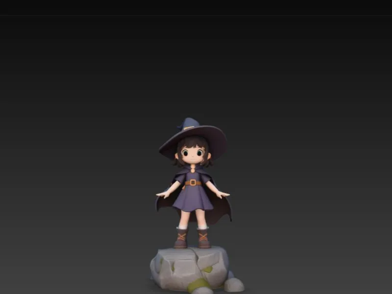 the witch on the rock 3