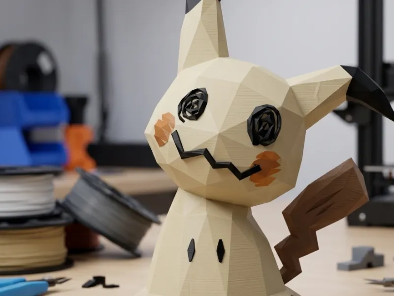 Mimikyu Low Poly
