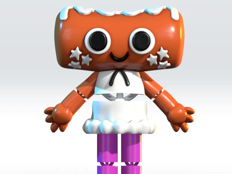 Cosmo Dandys World 3D Model STL 3mf Multicolor Fanart