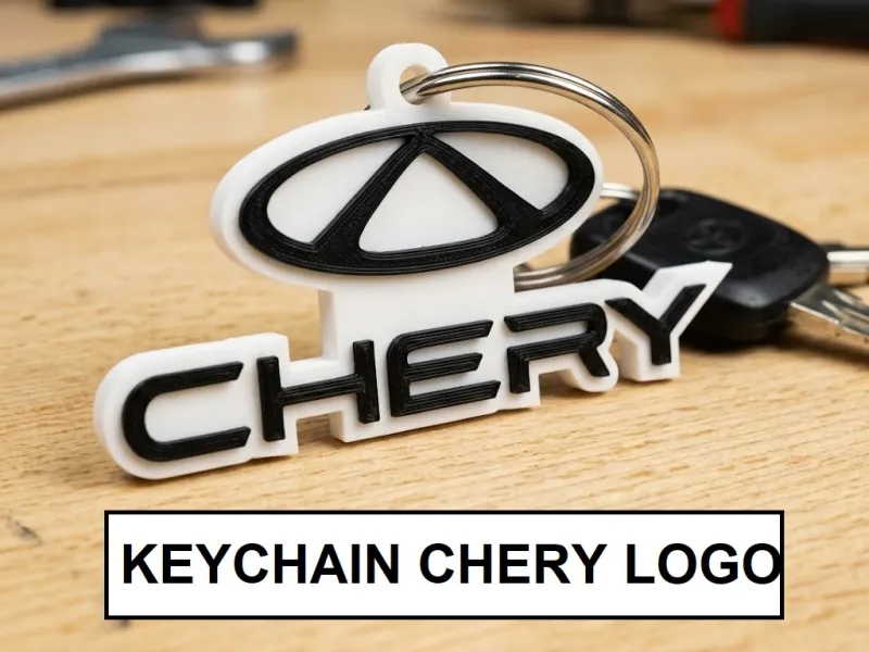 3D CHERY-logo sleutelhanger - Auto-accessoire