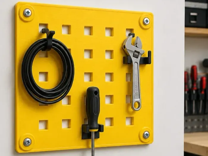 200x200 Square Hole Tool Board – 9x9 mm / 38 mm Pitch C/C