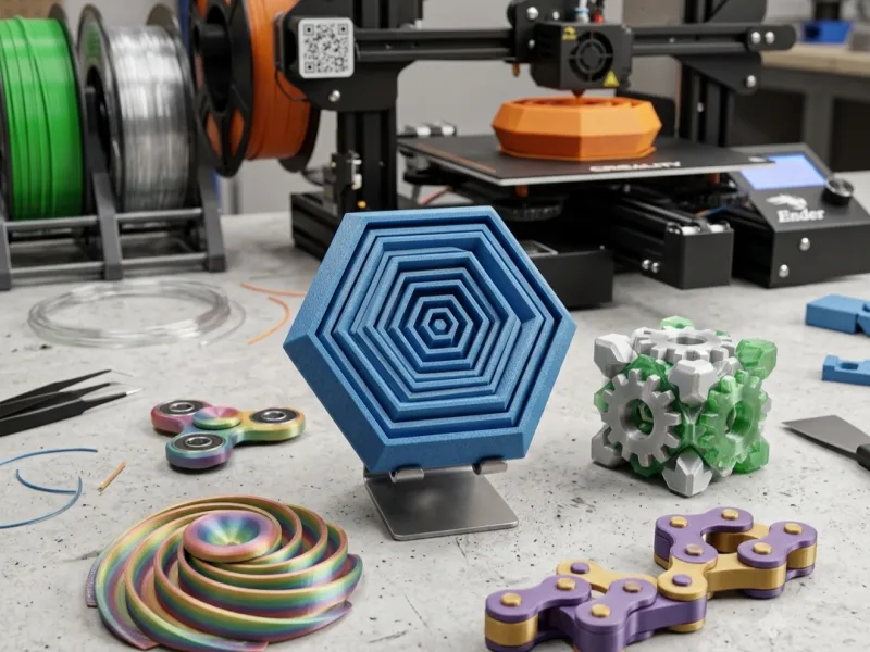 Bidirectional Telescoping Hex Fidget 2mm clearance