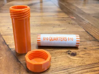 US Quarter Roll Tube