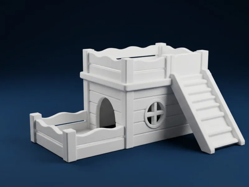 Miniatuur hamsterhuis