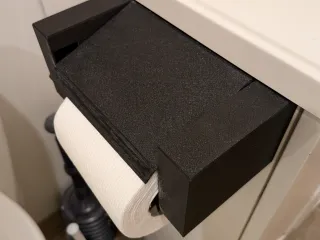 Yet Another Quick Change Toilet Paper Roll Holder - Hood