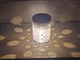 Simple Solar LED Table Lamp with Round Light Dots-0