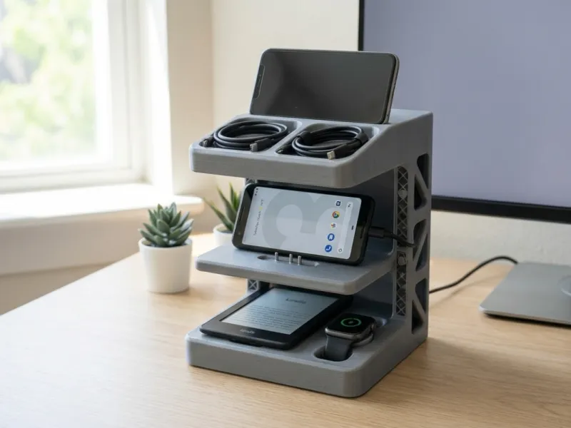 Phone Organizer & Charging Stand
