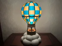 Mesh Hot Air Balloon Table Lamp