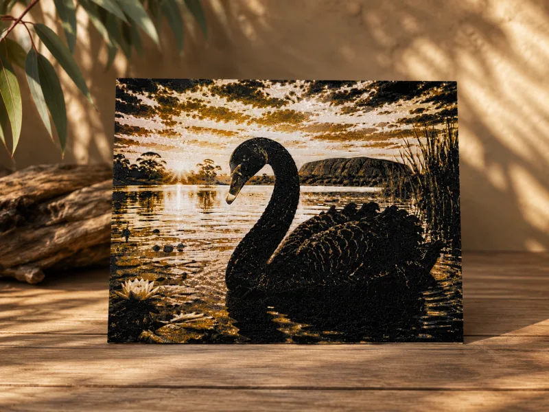 Espíritu de Australia - Serenidad del Cisne Negro | Hueforge