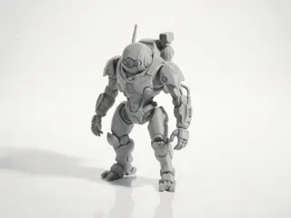 Alien Bot Mech Warrior Fantasy 3D Printable