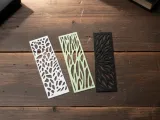 Organic Patterns Bookmark – Set of 3-0
