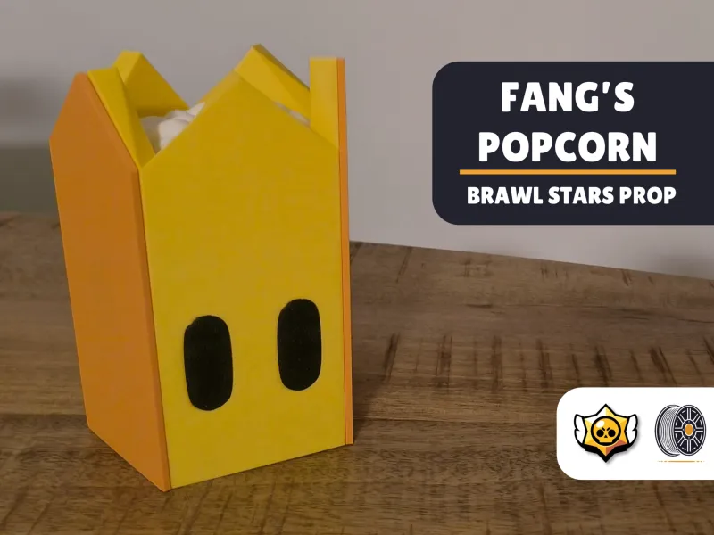 Pièce d'exposition Brawl Stars | Pop-corn de Fang | SANS CFS