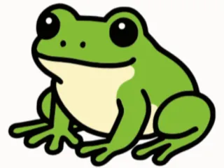 Cute Frog Keychain