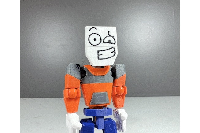 Loftyo Figure - Separate STLs For Different Color Clothes