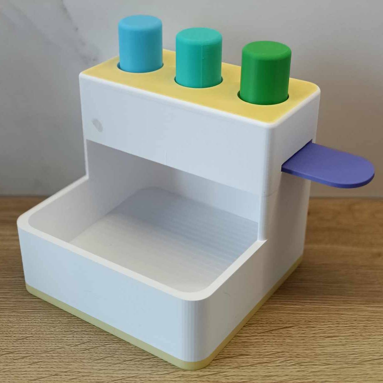 Push-and-Drop Peg Toy