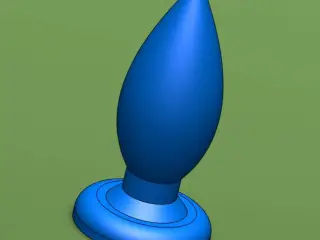 Small anal plug  H60mmD22mm