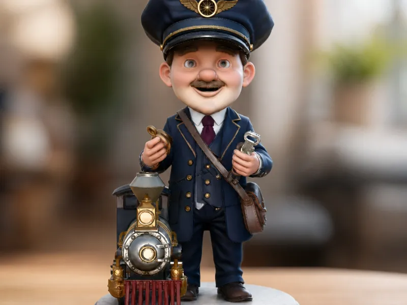 Cozy Train Conductor