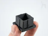 Square Plastic Chair Leg Cap (Protective Tip)-0