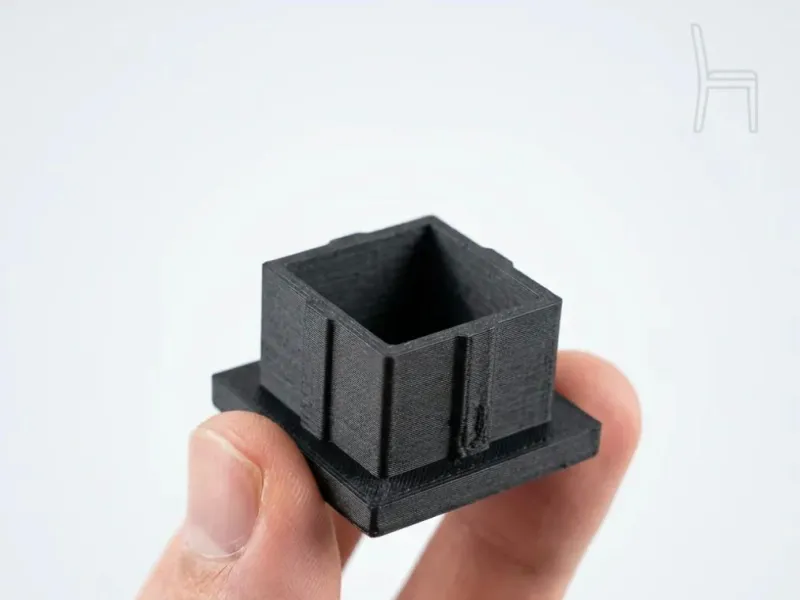 Tappo in Plastica Quadrata per Piede di Sedia (Puntale Protettivo)