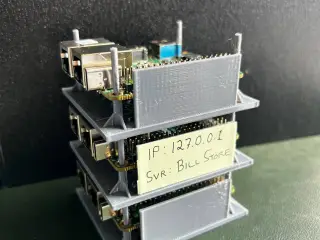 Cubie A5E Cluster rack stack