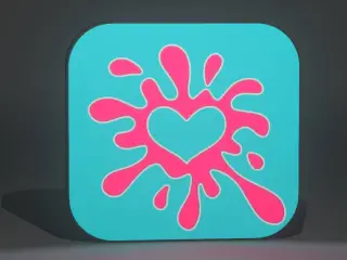 Lightbox Heart Splash