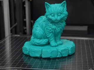 The Fluffy Kitten - Cat