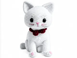 chat tricoté