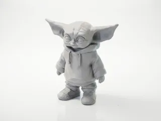 Street Grogu Figurine Urban Style 3D Printable