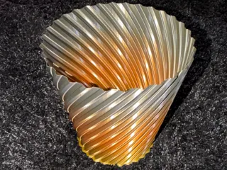Large Spirale Vase Trashcan