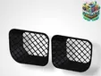 FRONT BUMPER SIDE AIR INTAKE GRILLES  FOR BMW E36