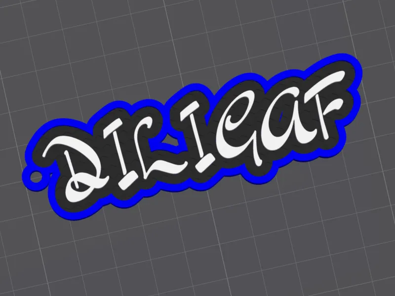 DILIGAF Keychain