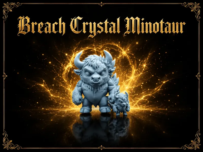 Minotauro Adorável - Monstro miniatura de RPG DnD