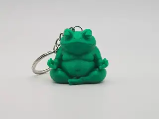 Chonky Zen Frog Keychain (Remix)