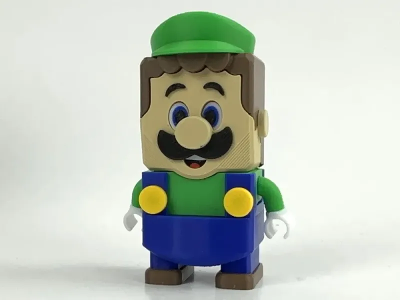 "Stilul LEGO LUIGI" - Super Mario - set complet