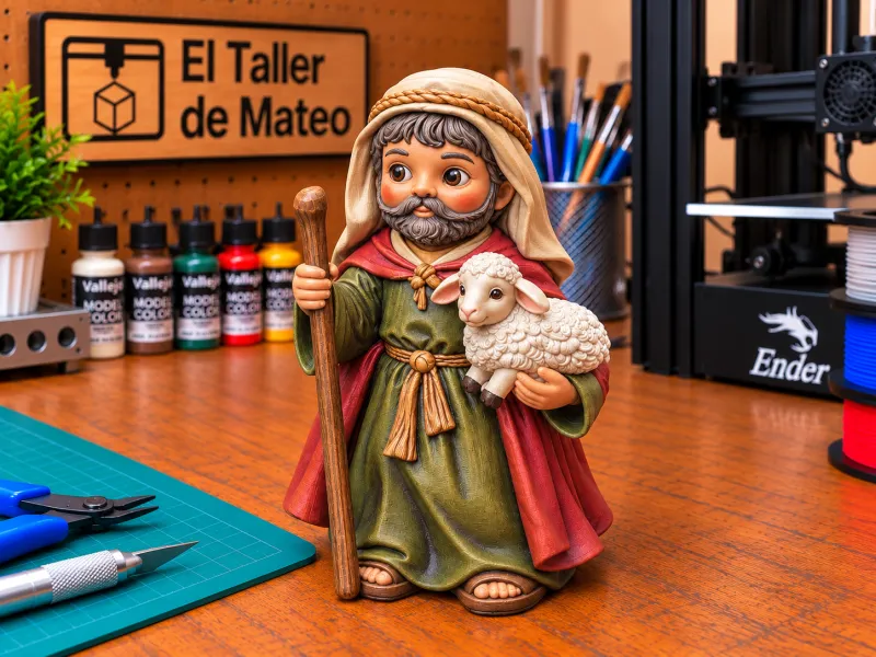 Pastor con Oveja – El Taller de Mateo