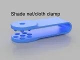 Shade cloth clamp - Ladder-Lock Strap Compatible (20×55 mm)-0