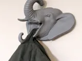 Elephant Head Wall Hanger Coat and Key Holder Hook-0