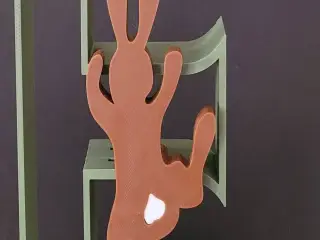 Happy easter with climbing Hare
