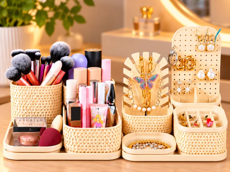 Organizador maquillaje y joyería